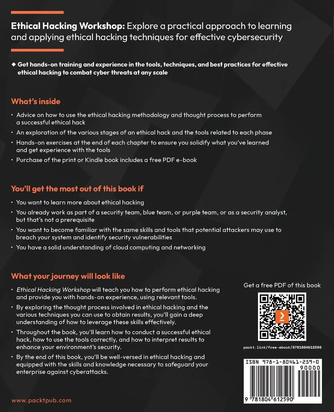 Rückseite: 9781804612590 | Ethical Hacking Workshop | Rishalin Pillay (u. a.) | Taschenbuch
