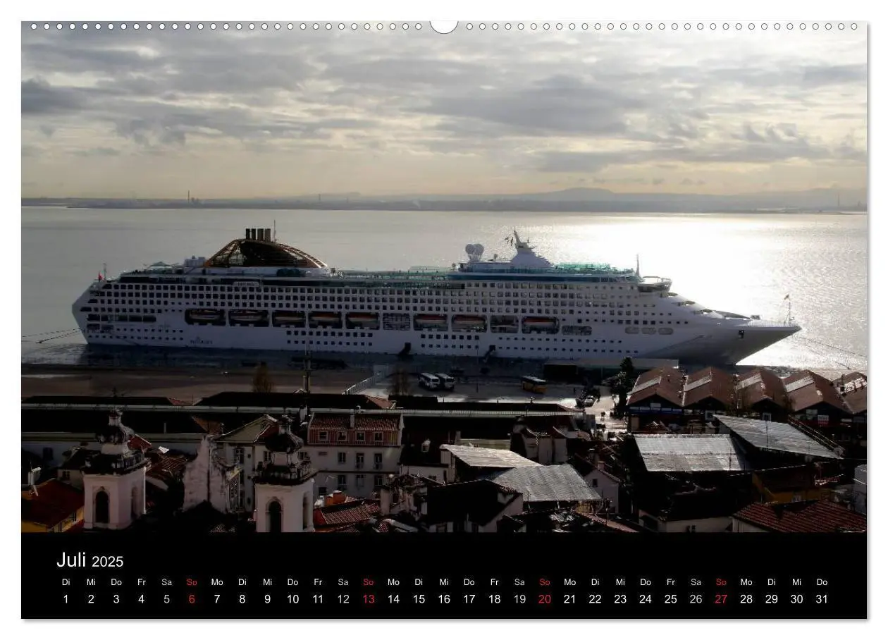 Bild: 9783435832590 | Kreuzfahrtschiffe in Europa (hochwertiger Premium Wandkalender 2025...