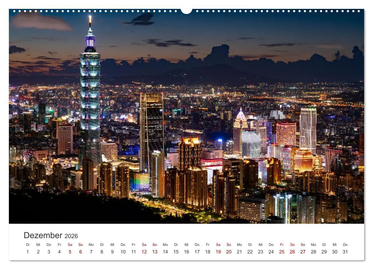 Bild: 9783457612590 | Taiwan - Die wundervolle Insel in Asien. (Wandkalender 2026 DIN A2...