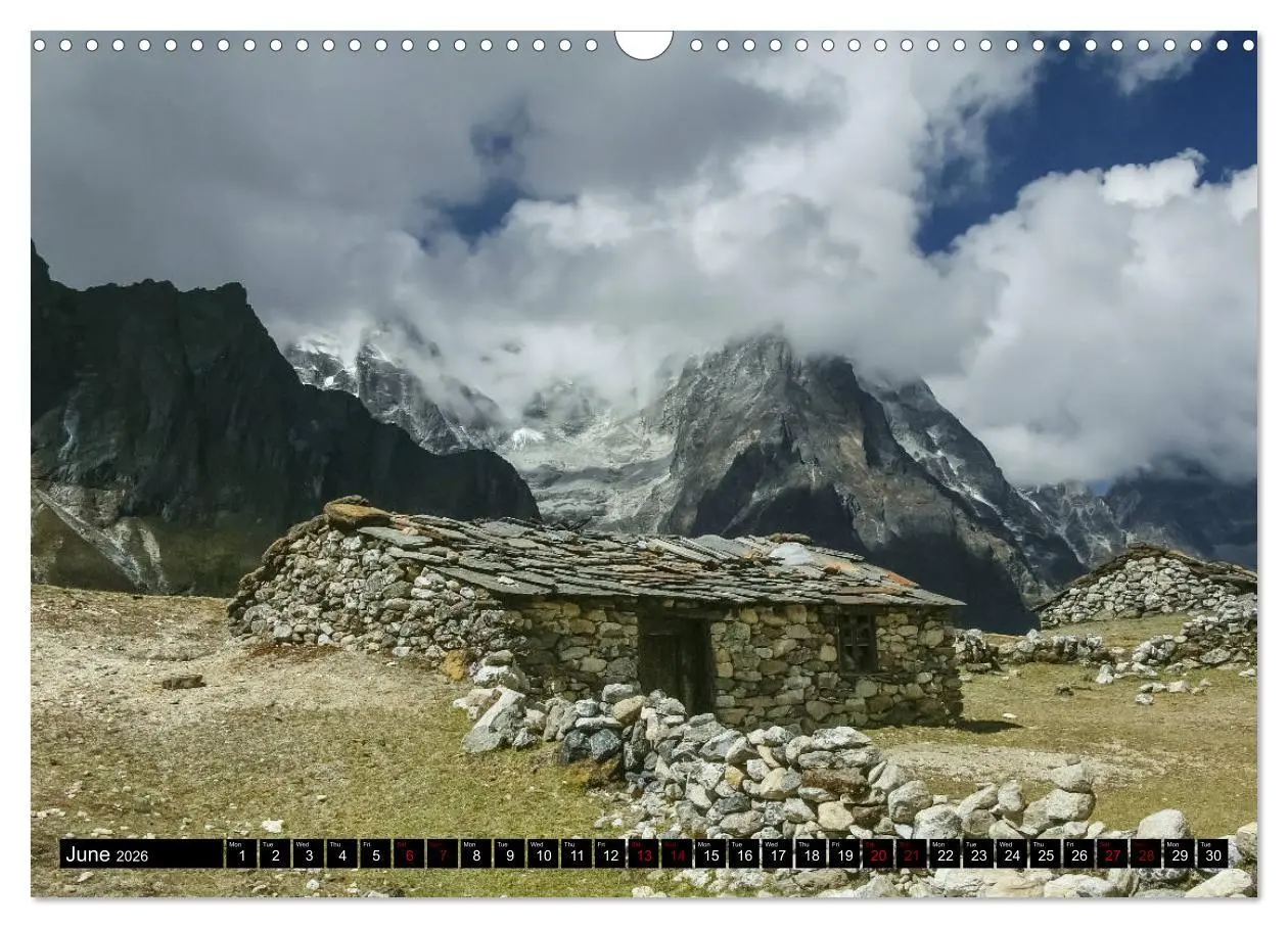 Bild: 9783516562590 | The Nepal Himalaya (Wall Calendar 2026 DIN A3 landscape), CALVENDO...
