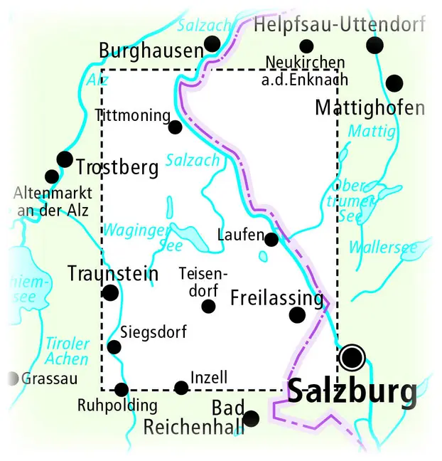 Bild: 9783747302590 | Waginger See, Rupertiwinkel, Tittmoning - Freilassing -Laufen | 2019