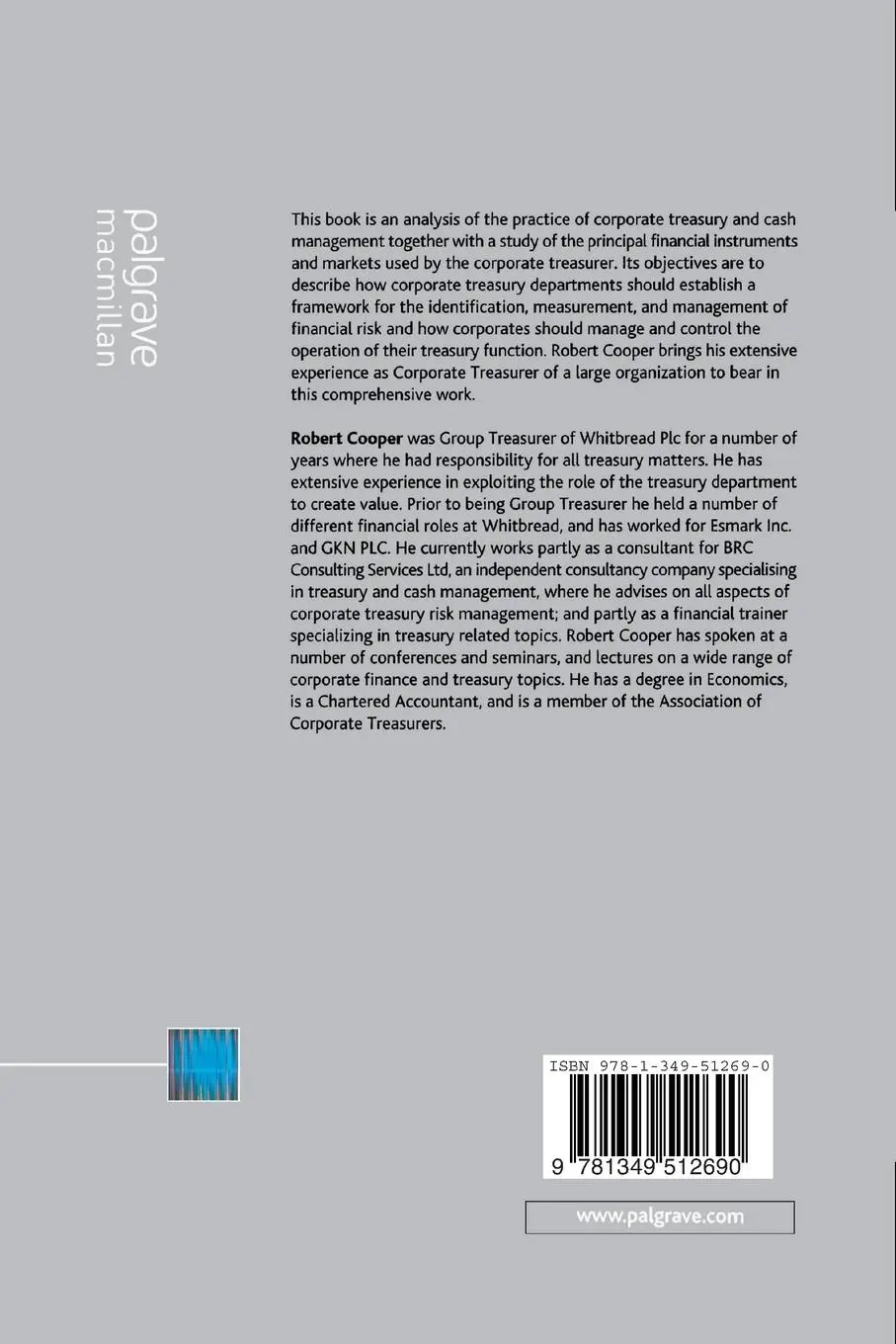 Rückseite: 9781349512690 | Corporate Treasury and Cash Management | R. Cooper | Taschenbuch | xvi