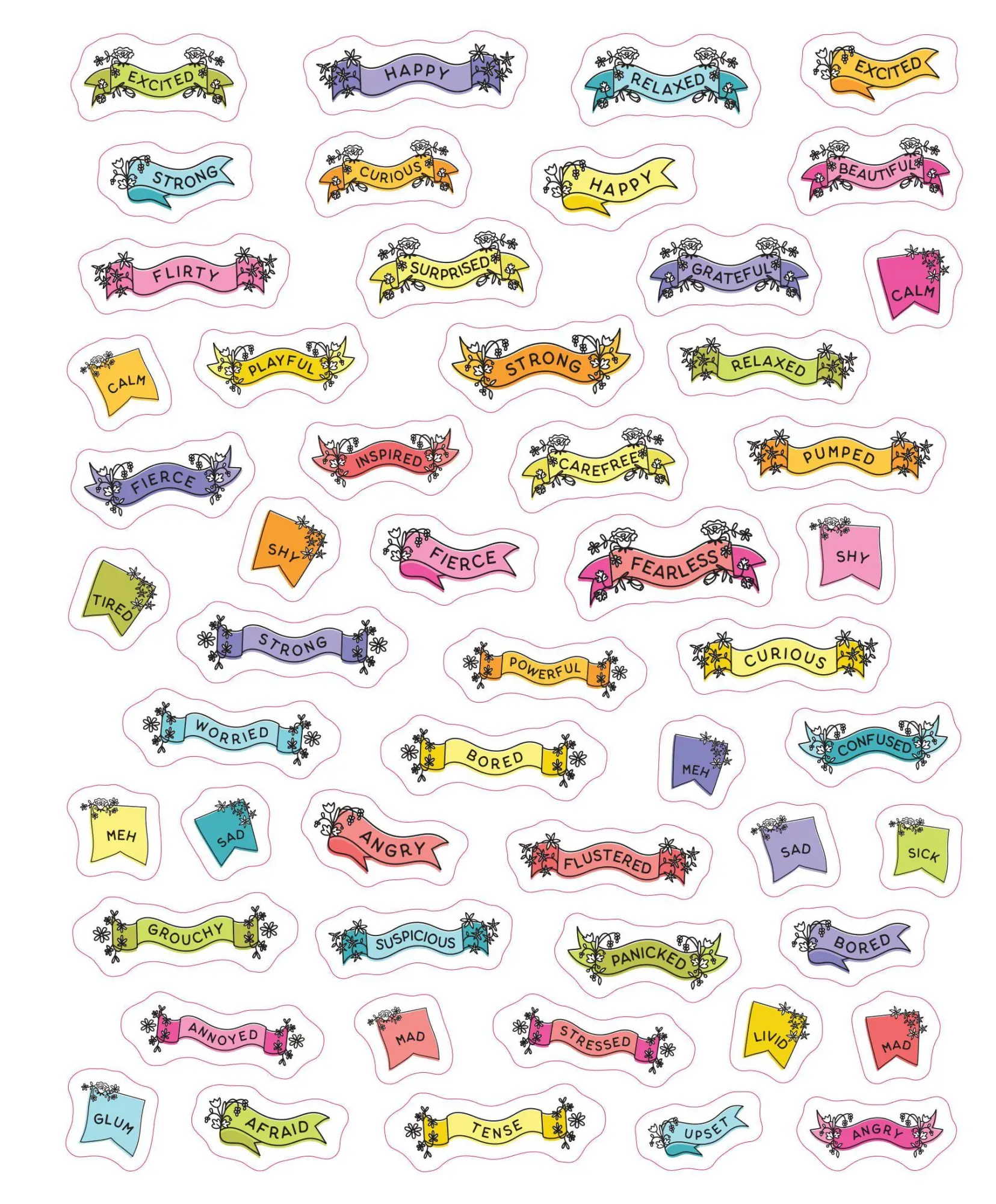Bild: 9781523512690 | So. Many. Feelings Stickers. | 2,700 Stickers for Every Mood | Buch