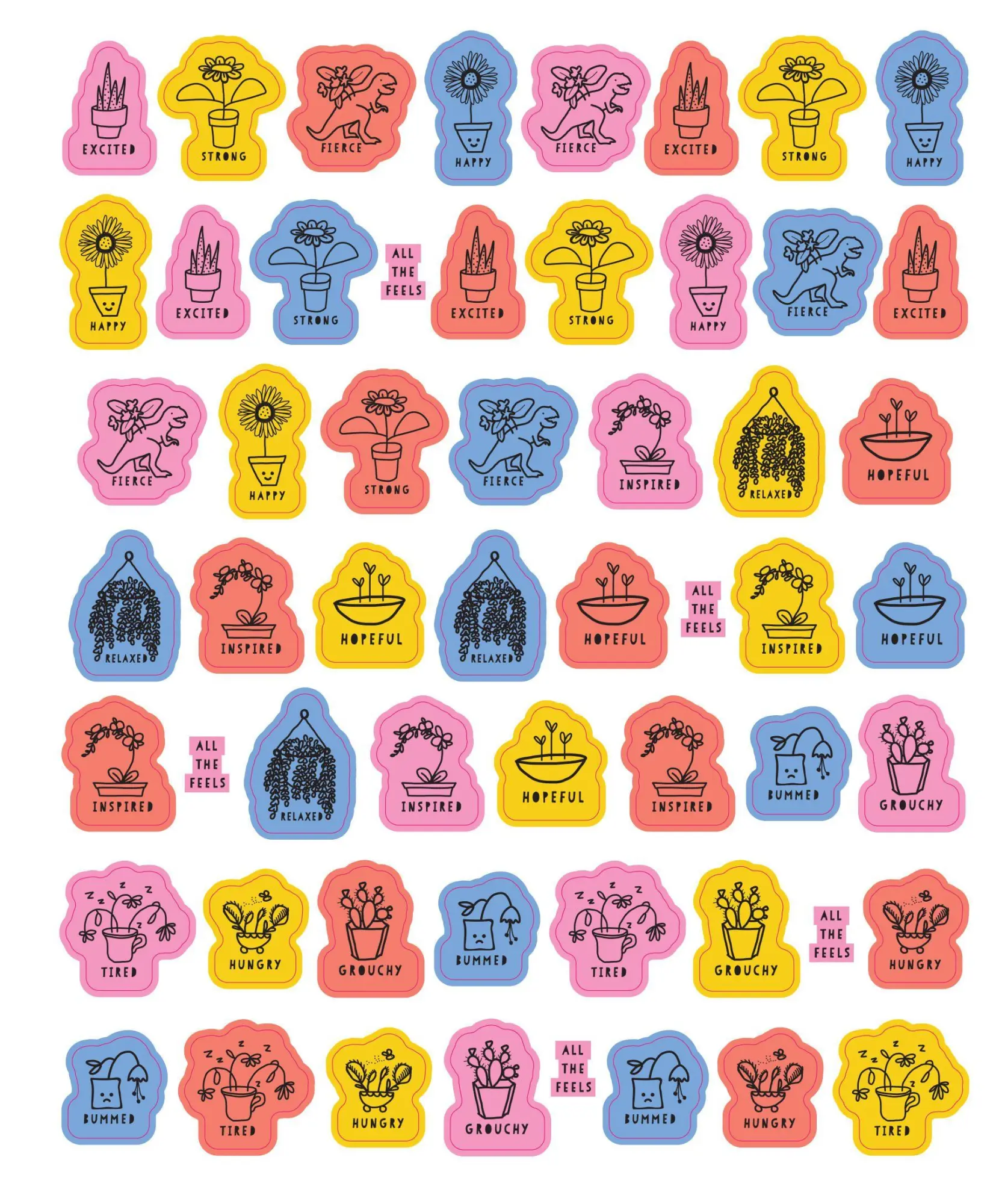 Bild: 9781523512690 | So. Many. Feelings Stickers. | 2,700 Stickers for Every Mood | Buch