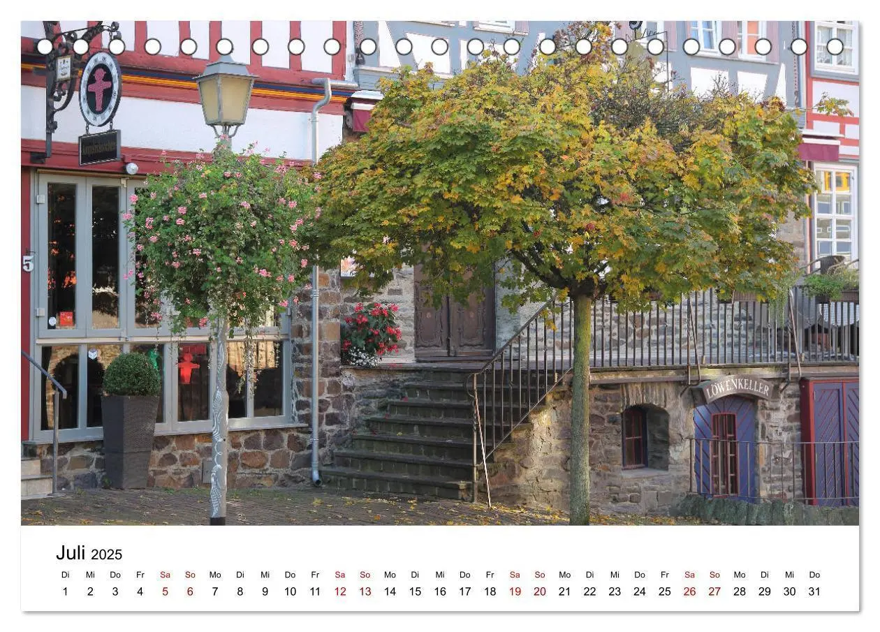 Bild: 9783435132690 | Idstein Perle im Taunus (Tischkalender 2025 DIN A5 quer), CALVENDO...