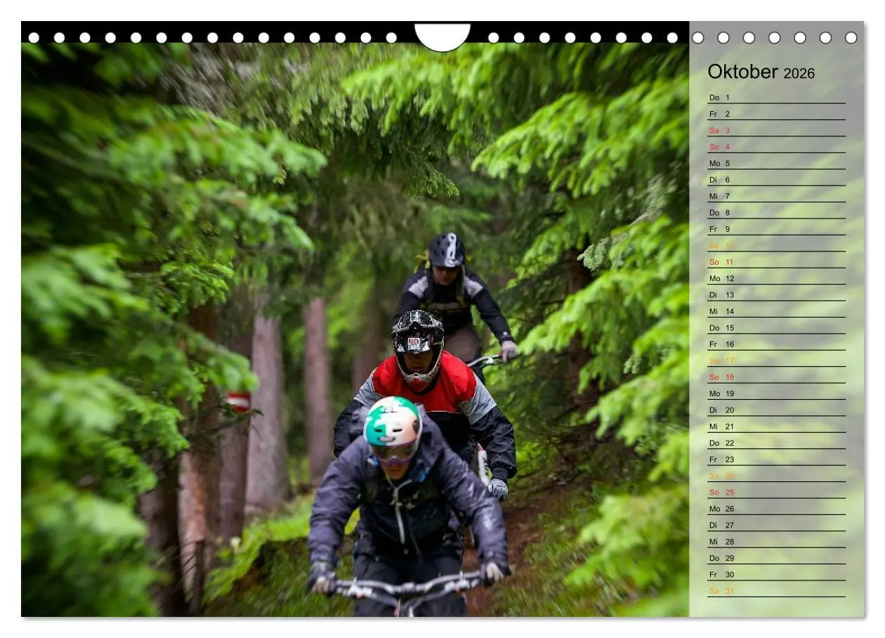 Bild: 9783516002690 | Downhill Moments (Wandkalender 2026 DIN A4 quer), CALVENDO...