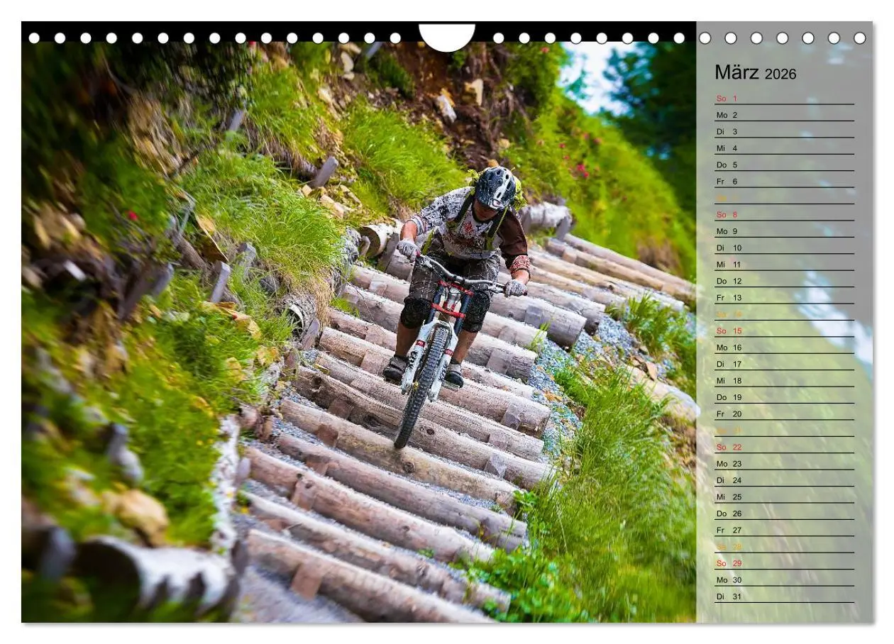 Bild: 9783516002690 | Downhill Moments (Wandkalender 2026 DIN A4 quer), CALVENDO...
