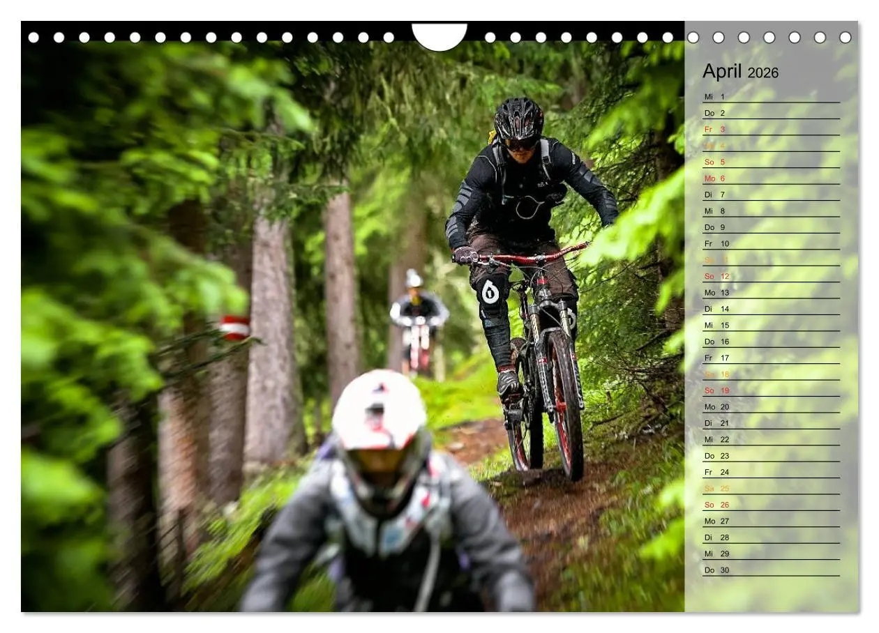 Bild: 9783516002690 | Downhill Moments (Wandkalender 2026 DIN A4 quer), CALVENDO...