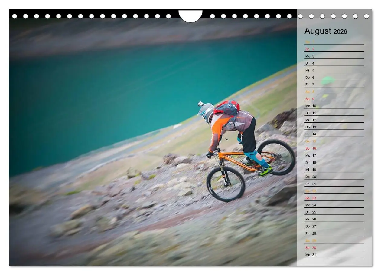 Bild: 9783516002690 | Downhill Moments (Wandkalender 2026 DIN A4 quer), CALVENDO...