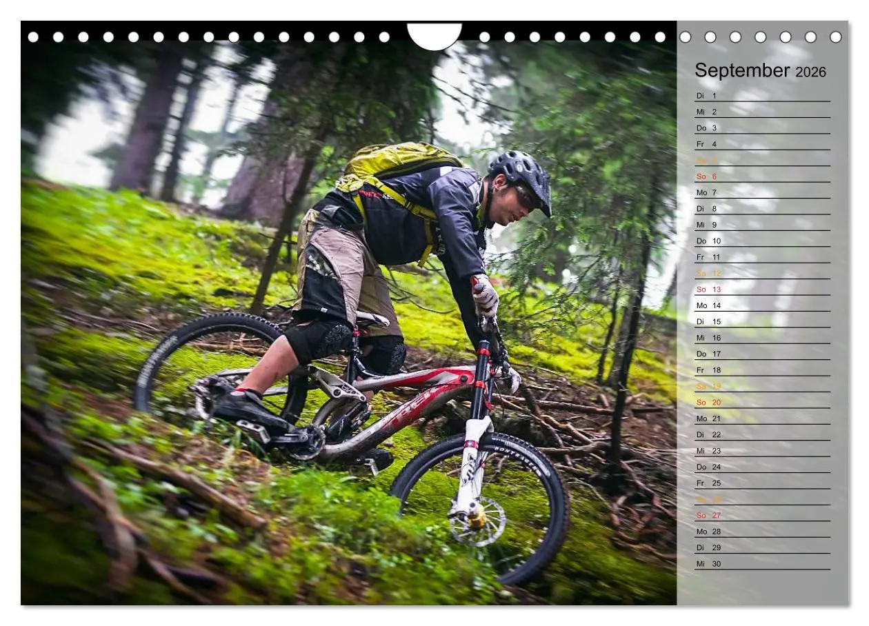 Bild: 9783516002690 | Downhill Moments (Wandkalender 2026 DIN A4 quer), CALVENDO...
