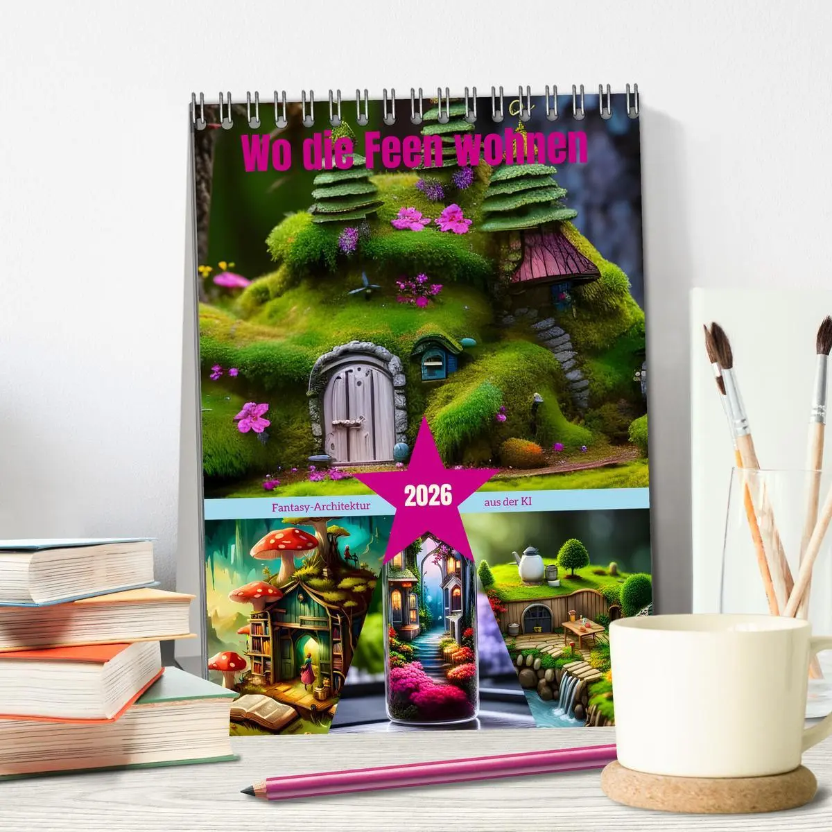 Bild: 9783516312690 | Wo die Feen wohnen (Tischkalender 2026 DIN A5 hoch), CALVENDO...