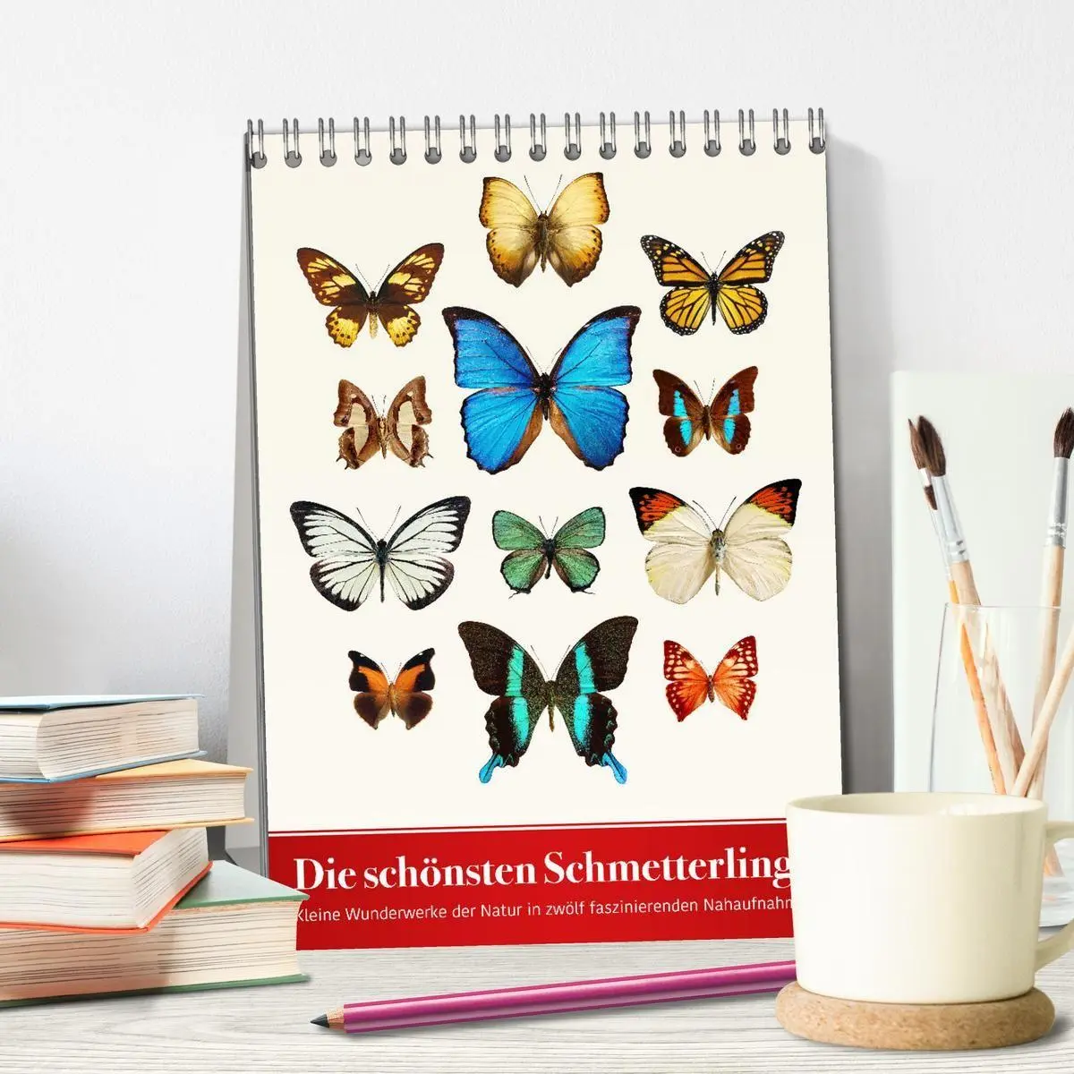Bild: 9783569952690 | Die schönsten Schmetterlinge (Tischkalender 2027 DIN A5 hoch),...