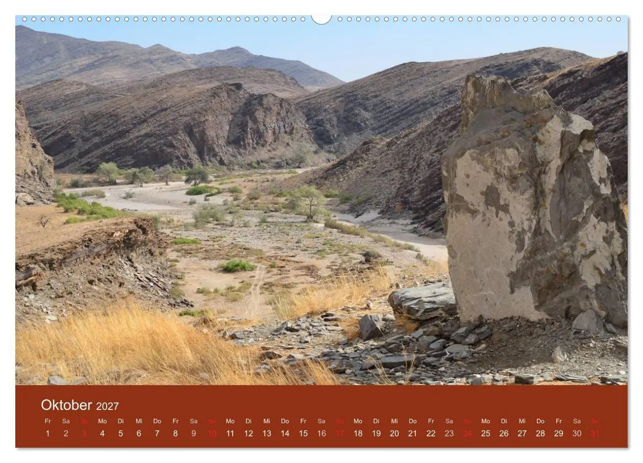 Bild: 9783594222690 | Namibia (hochwertiger Premium Wandkalender 2027 DIN A2 quer),...