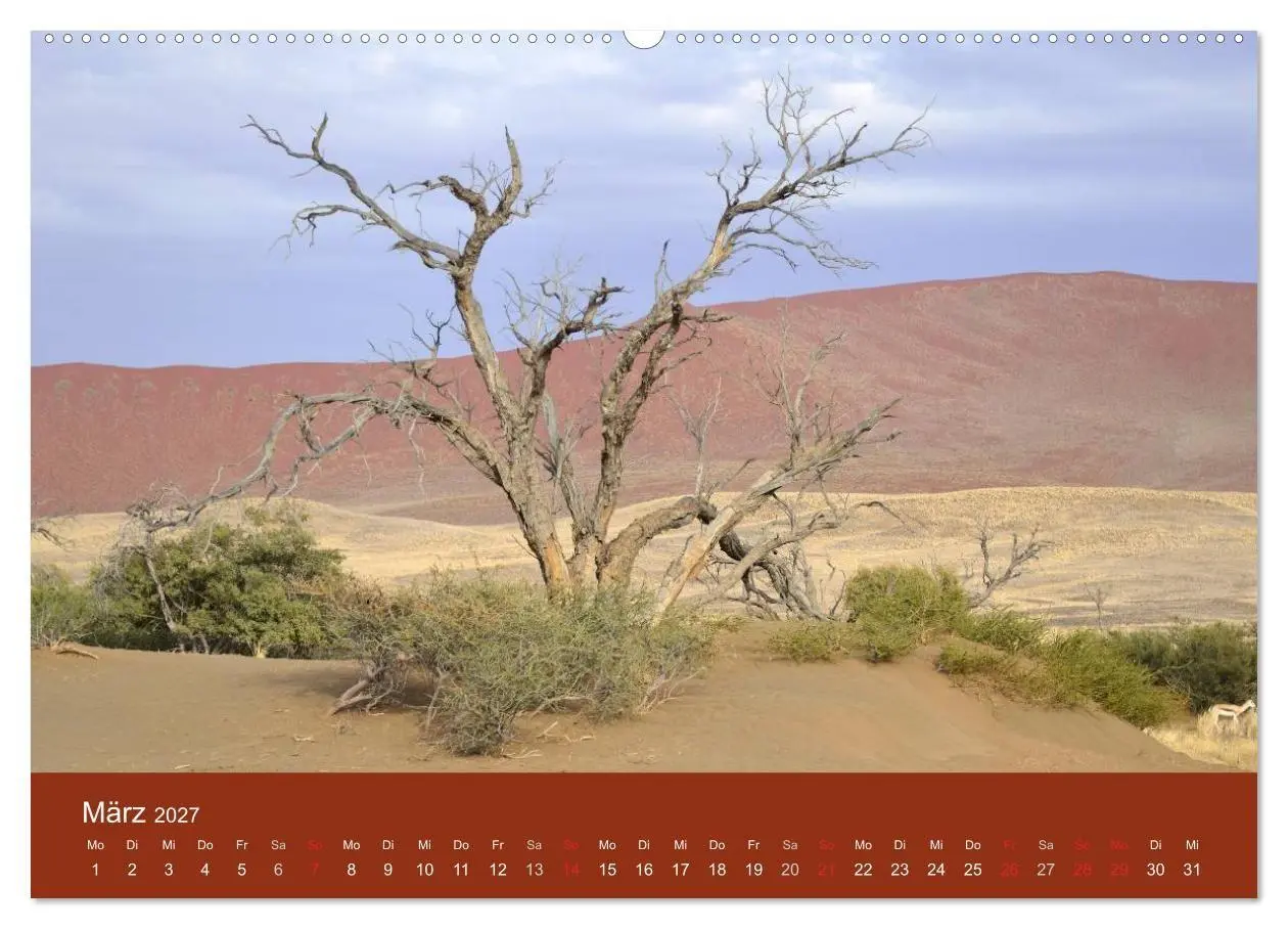 Bild: 9783594222690 | Namibia (hochwertiger Premium Wandkalender 2027 DIN A2 quer),...
