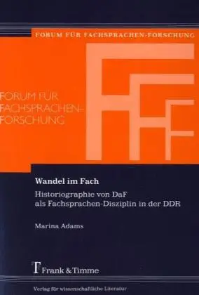 Cover: 9783865962690 | Wandel im Fach | Marina Adams | Taschenbuch | Paperback | 460 S.