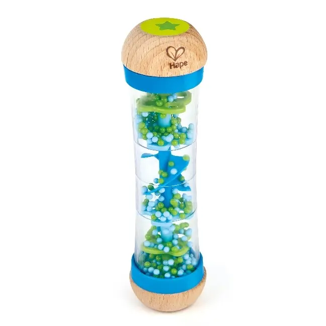 Bild: 6943478012790 | Hape Blauer Regenmacher | In Kartonage mit Plastiksichtfenster | E0328