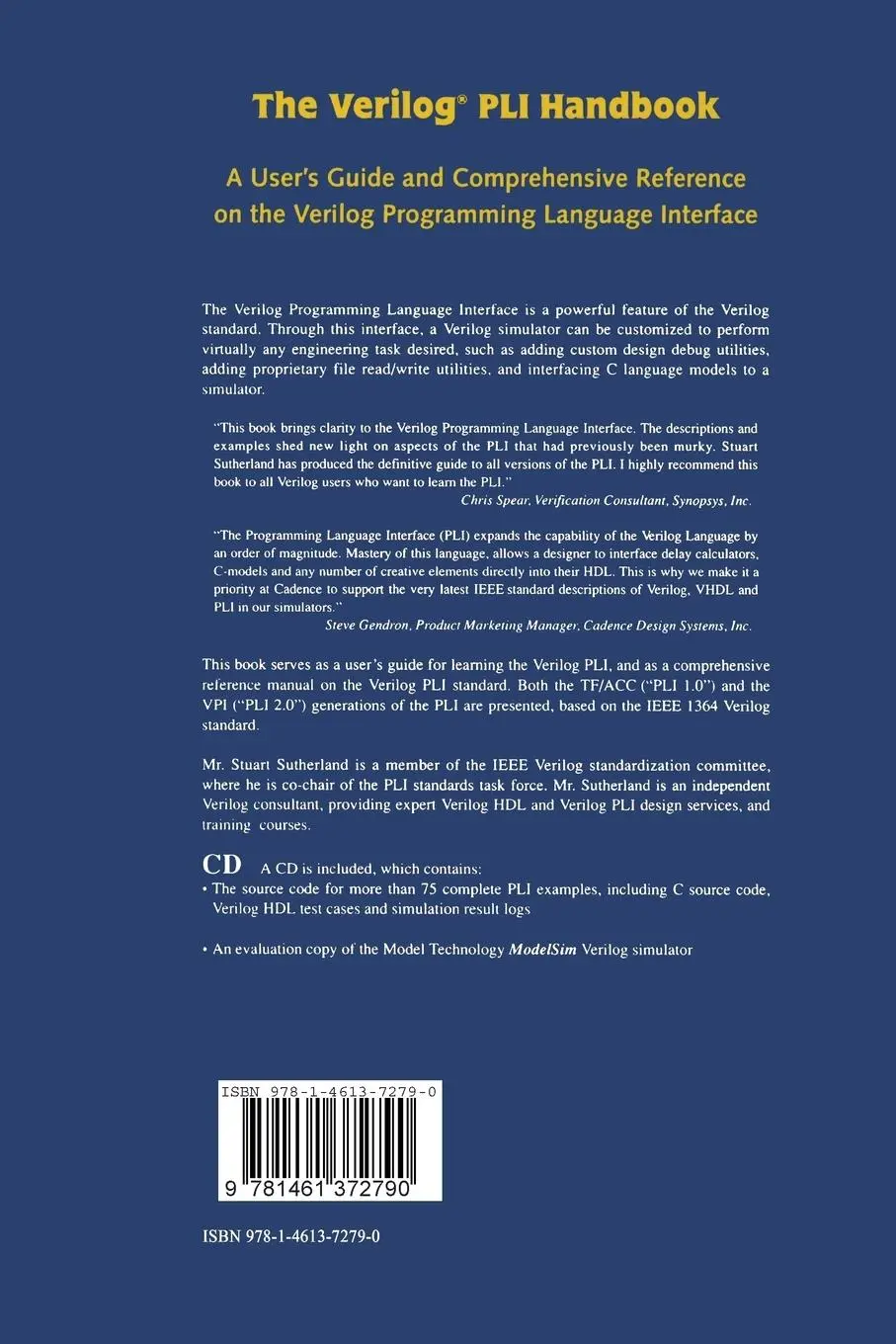 Rückseite: 9781461372790 | The Verilog PLI Handbook | Stuart Sutherland | Taschenbuch | xxiii