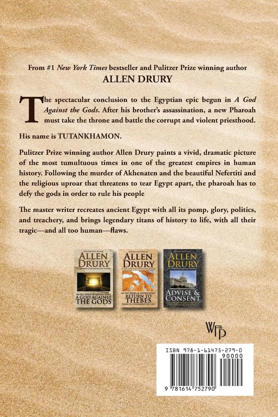 Rückseite: 9781614752790 | Return to Thebes | Sequel to A God Against the Gods | Allen Drury