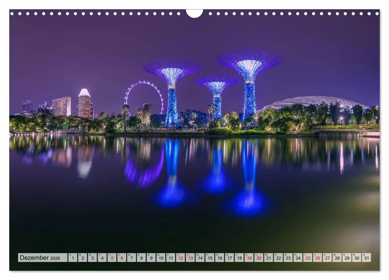 Bild: 9783457832790 | Singapur entdecken (Wandkalender 2026 DIN A3 quer), CALVENDO...