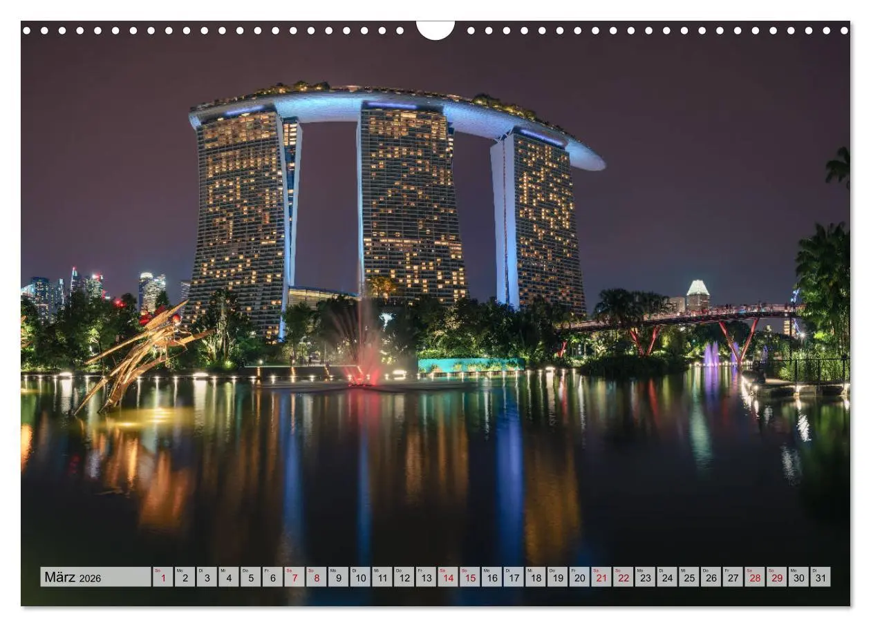 Bild: 9783457832790 | Singapur entdecken (Wandkalender 2026 DIN A3 quer), CALVENDO...