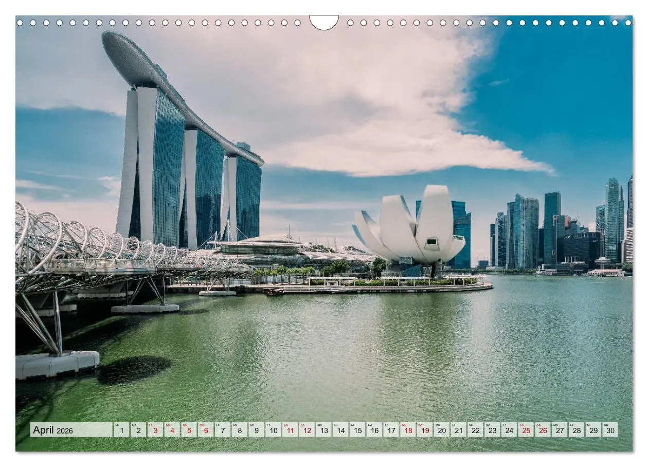 Bild: 9783457832790 | Singapur entdecken (Wandkalender 2026 DIN A3 quer), CALVENDO...