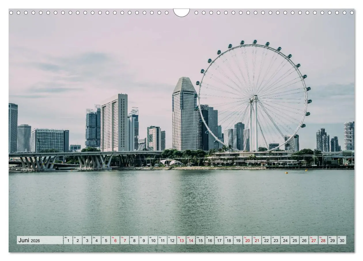 Bild: 9783457832790 | Singapur entdecken (Wandkalender 2026 DIN A3 quer), CALVENDO...