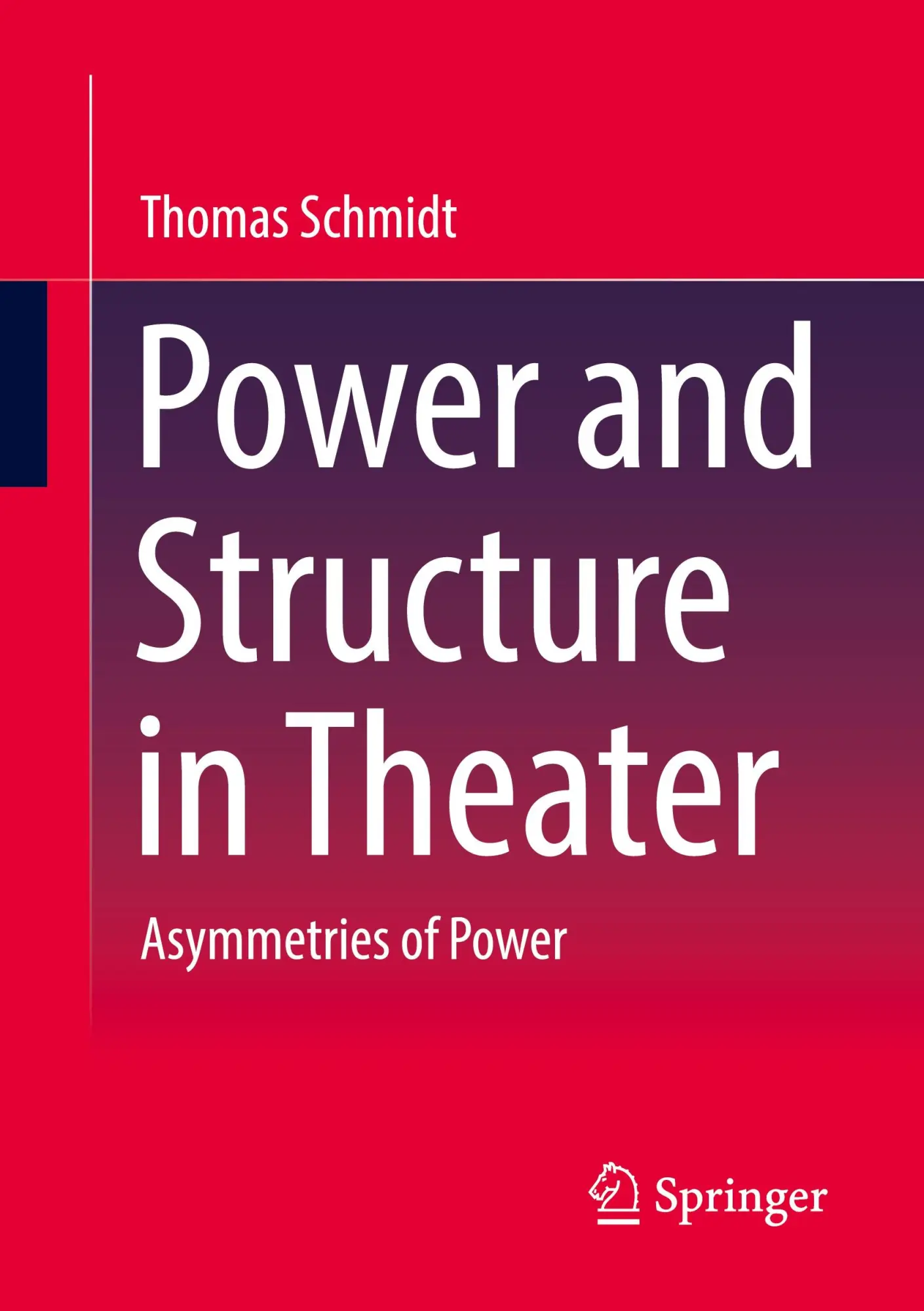 Cover: 9783658422790 | Power and Structure in Theater | Asymmetries of Power | Thomas Schmidt