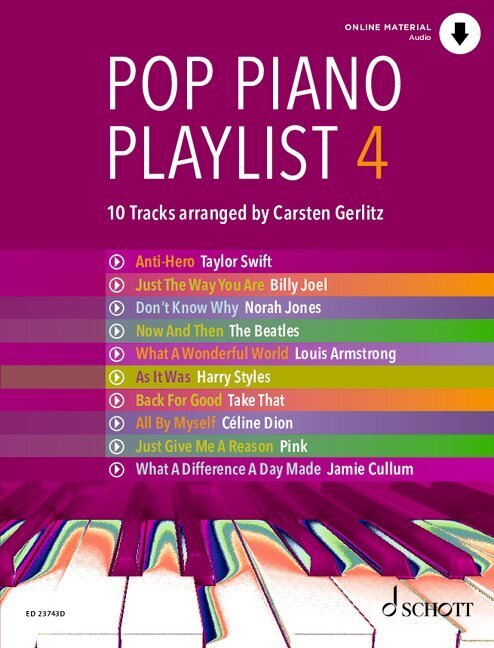 Cover: 9783795732790 | Pop Piano Playlist 4 | Broschüre | 52 S. | 2024 | Schott Music, Mainz