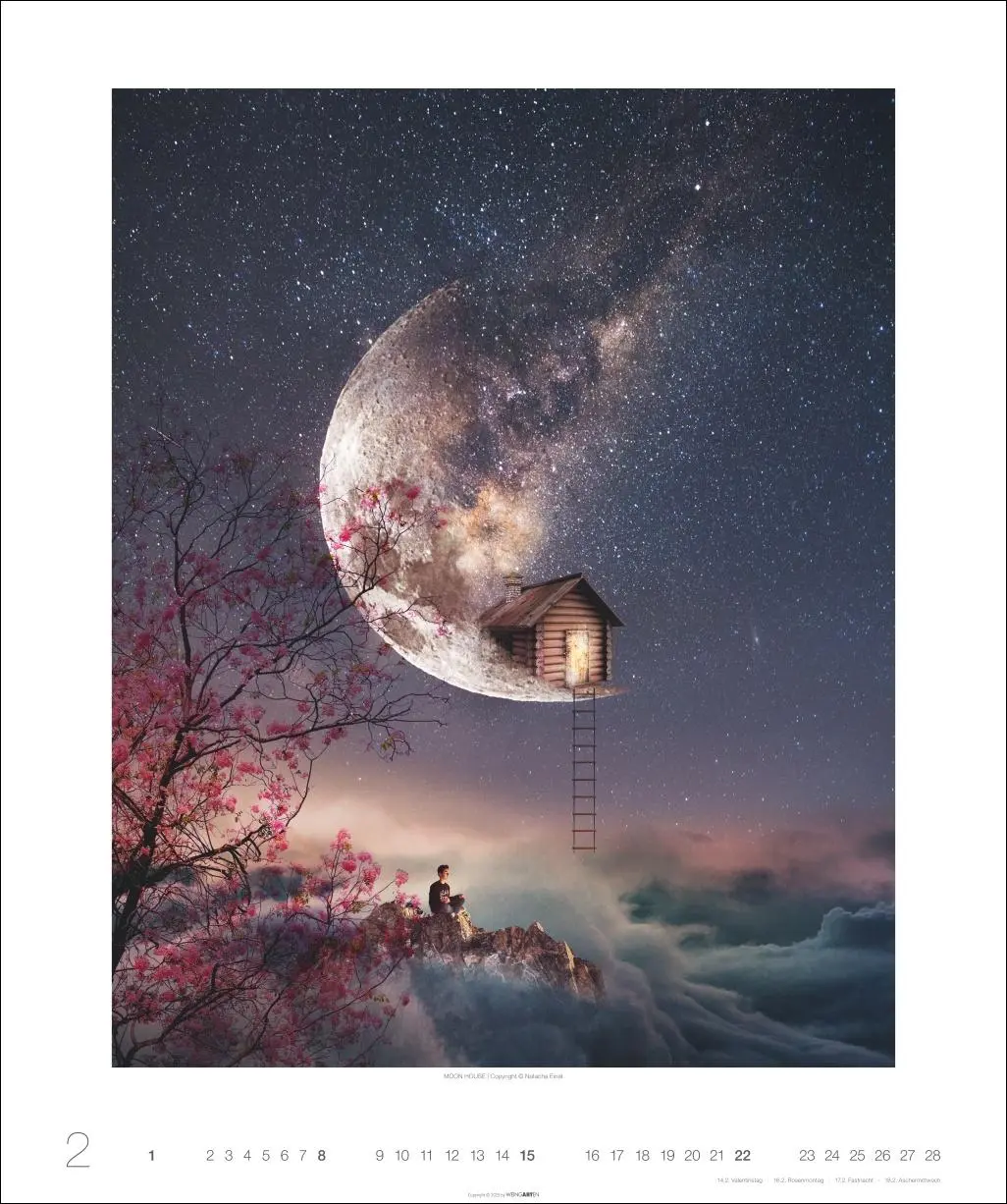 Bild: 9783839902790 | Surreale Welten Kalender 2026 | Natacha Einat | Kalender | 14 S.