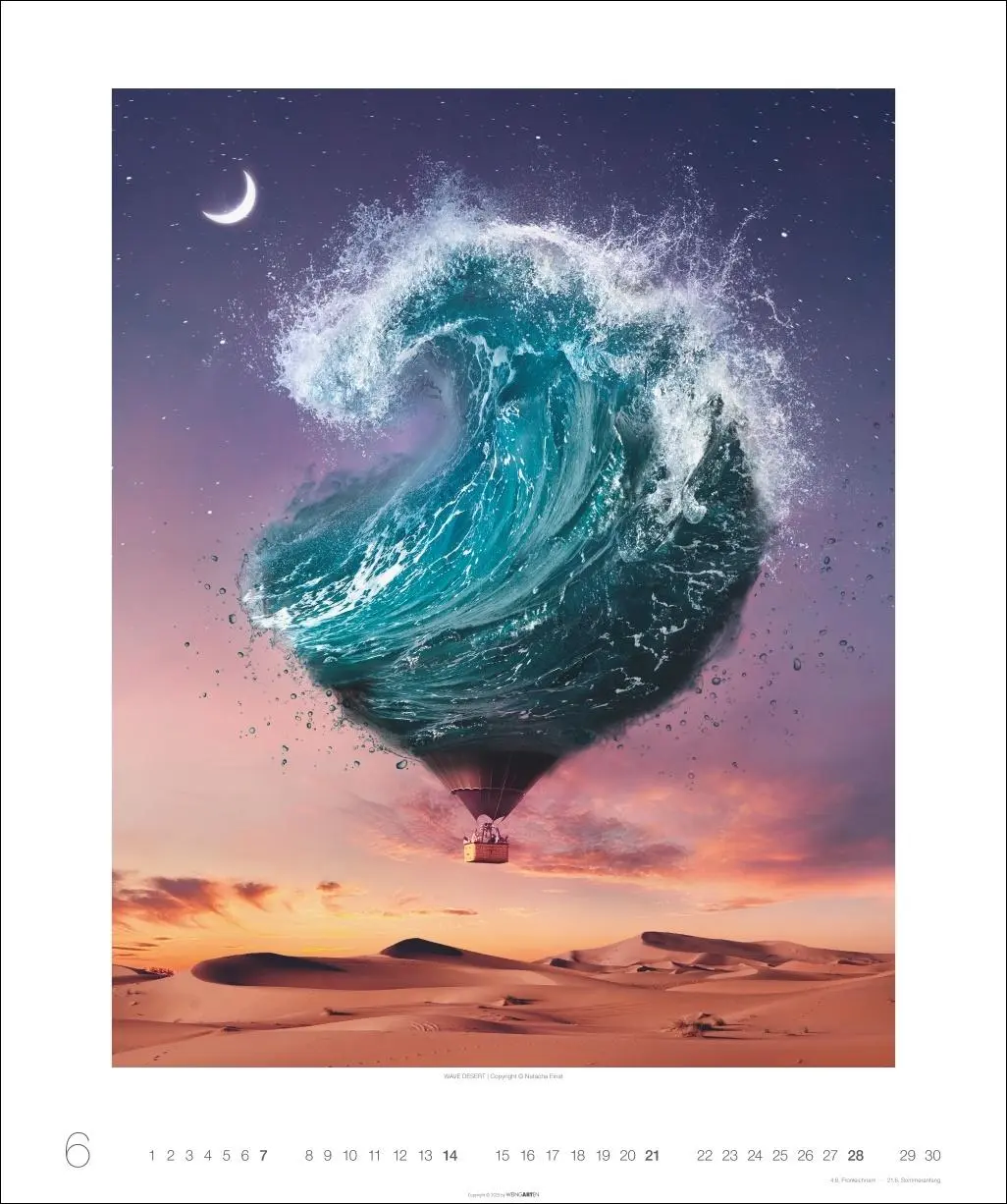 Bild: 9783839902790 | Surreale Welten Kalender 2026 | Natacha Einat | Kalender | 14 S.