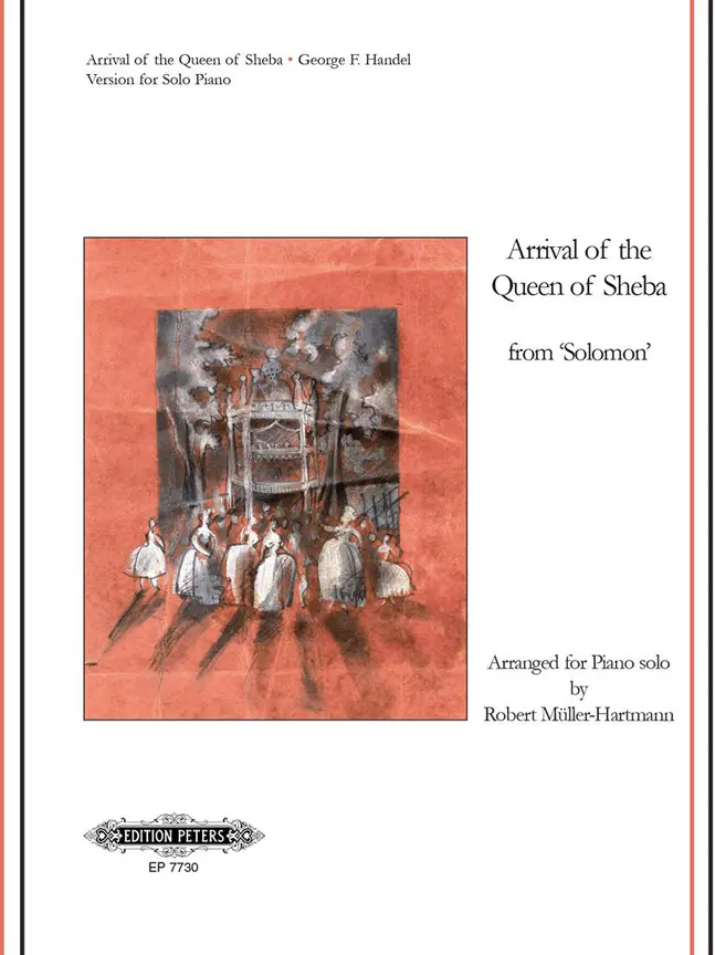 Cover: 9790577082790 | Arrival Of The Queen Of Sheba For Piano | Georg Friedrich Händel