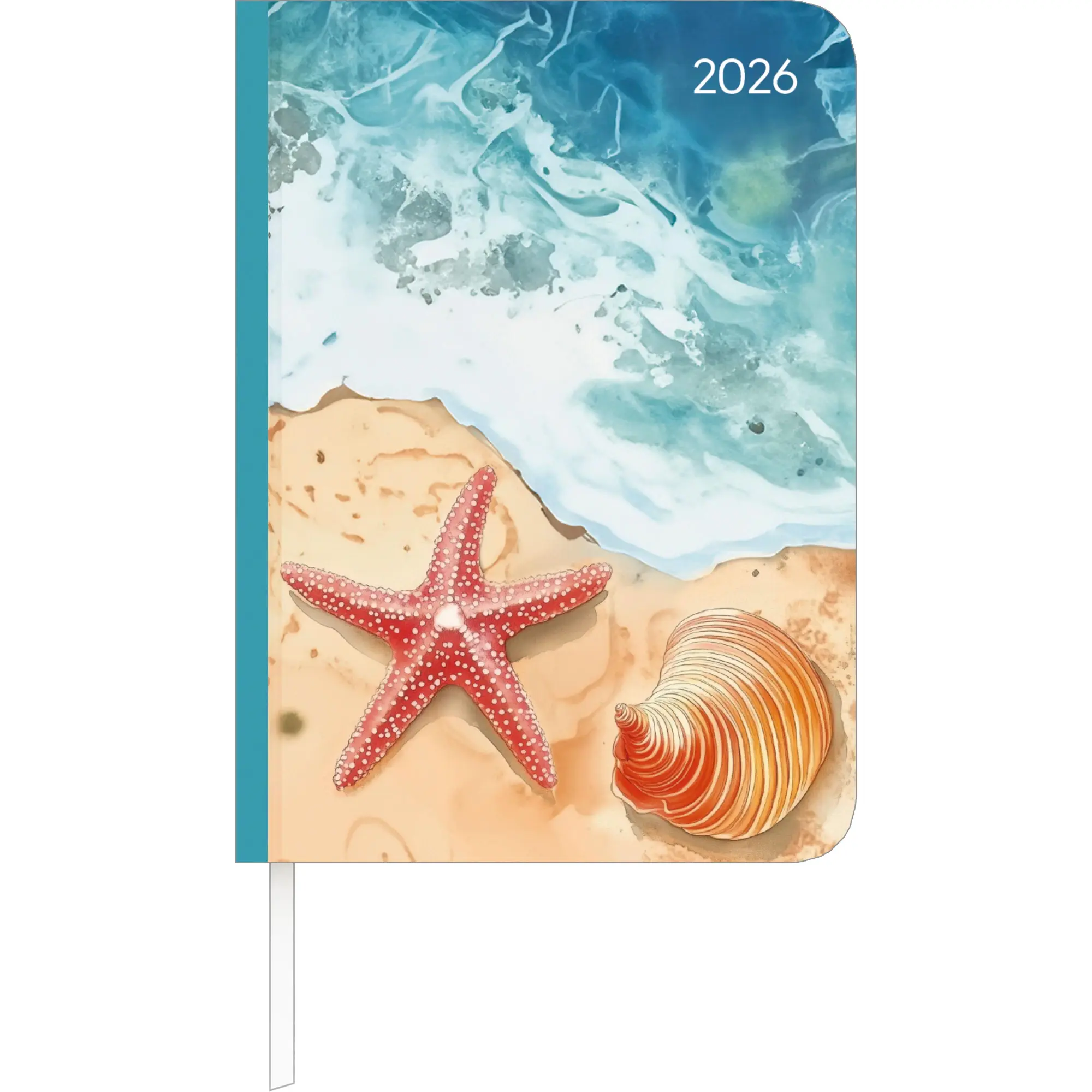 Cover: 4069095002890 | Lady Journal Beach 2026 - Taschenkalender A6 (10,7x15,2 cm) -...