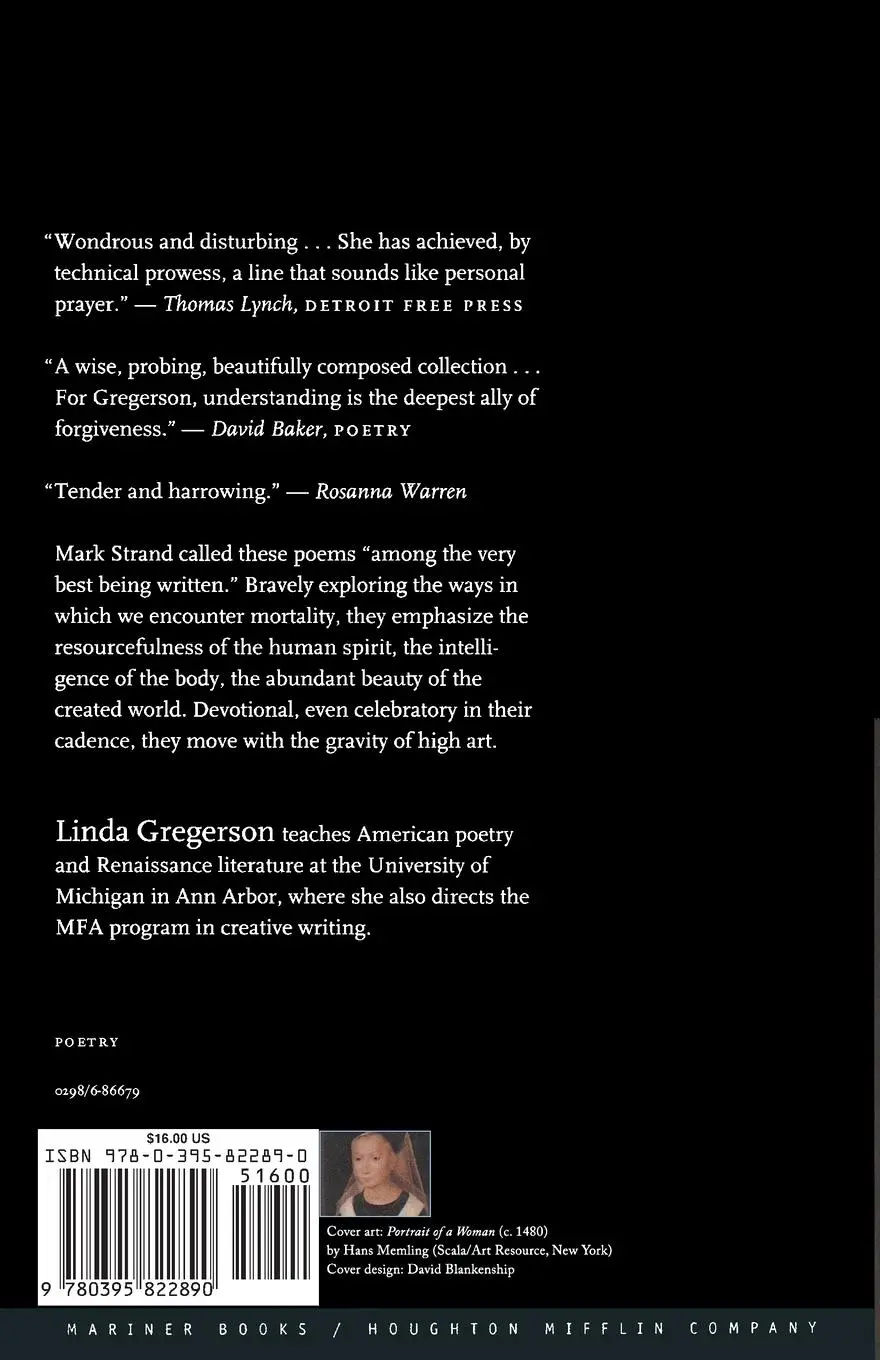 Rückseite: 9780395822890 | The Woman Who Died in Her Sleep | Linda Gregerson (u. a.) | Buch