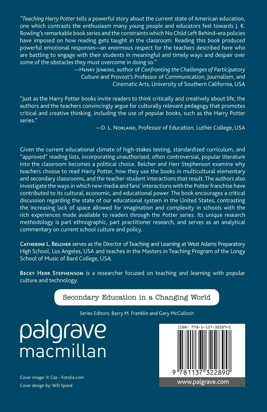 Rückseite: 9781137322890 | Teaching Harry Potter | C. Belcher (u. a.) | Taschenbuch | xiv | 2013