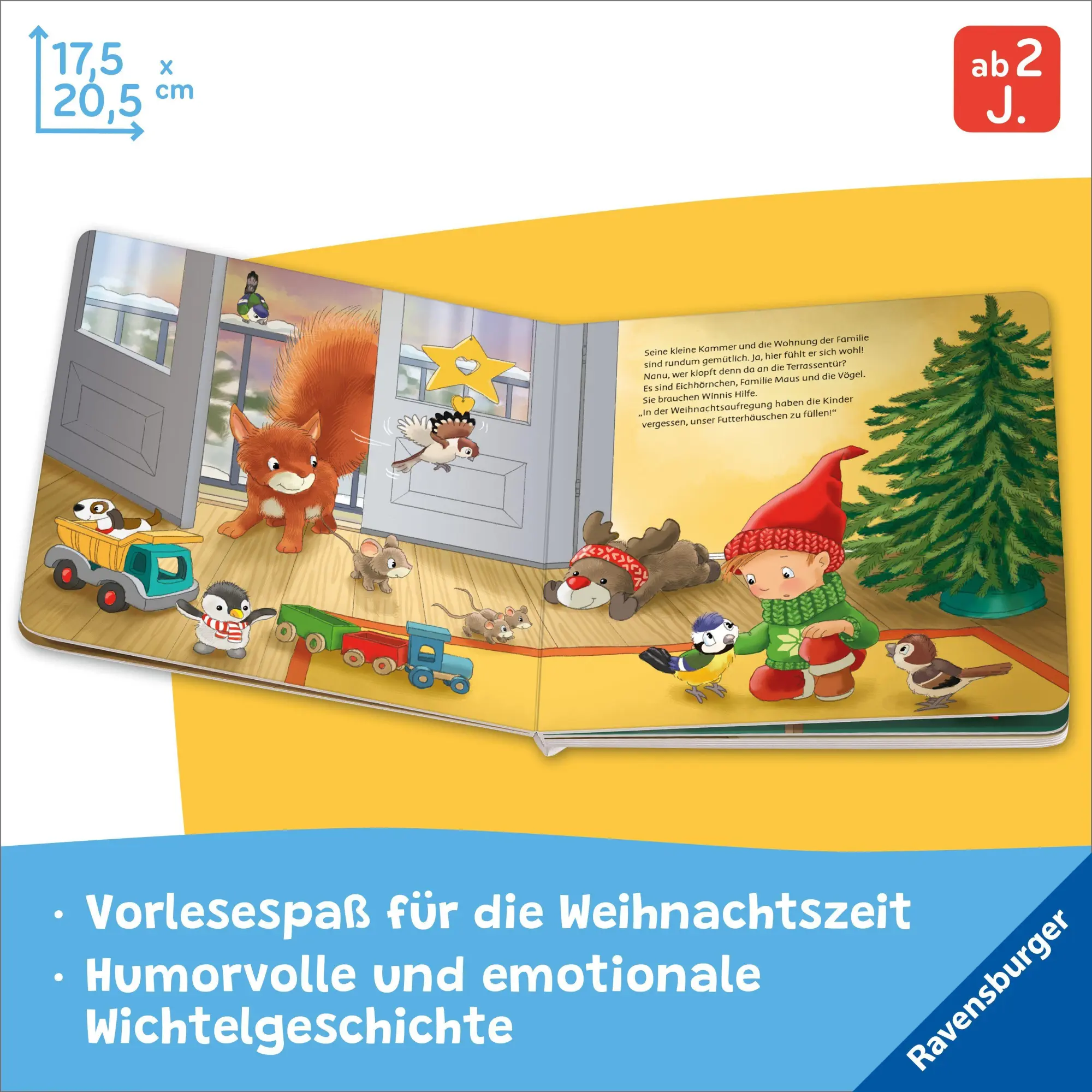 Bild: 9783473422890 | Die Tiere und der Weihnachtswichtel | Katja Reider | Buch | 16 S.