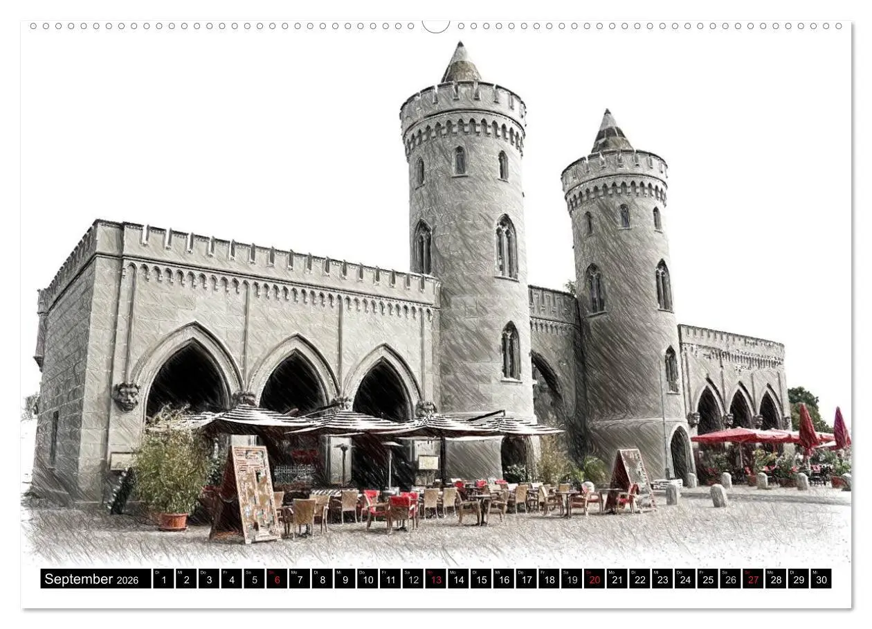 Bild: 9783516152890 | Potsdam Kalender (Wandkalender 2026 DIN A2 quer), CALVENDO...