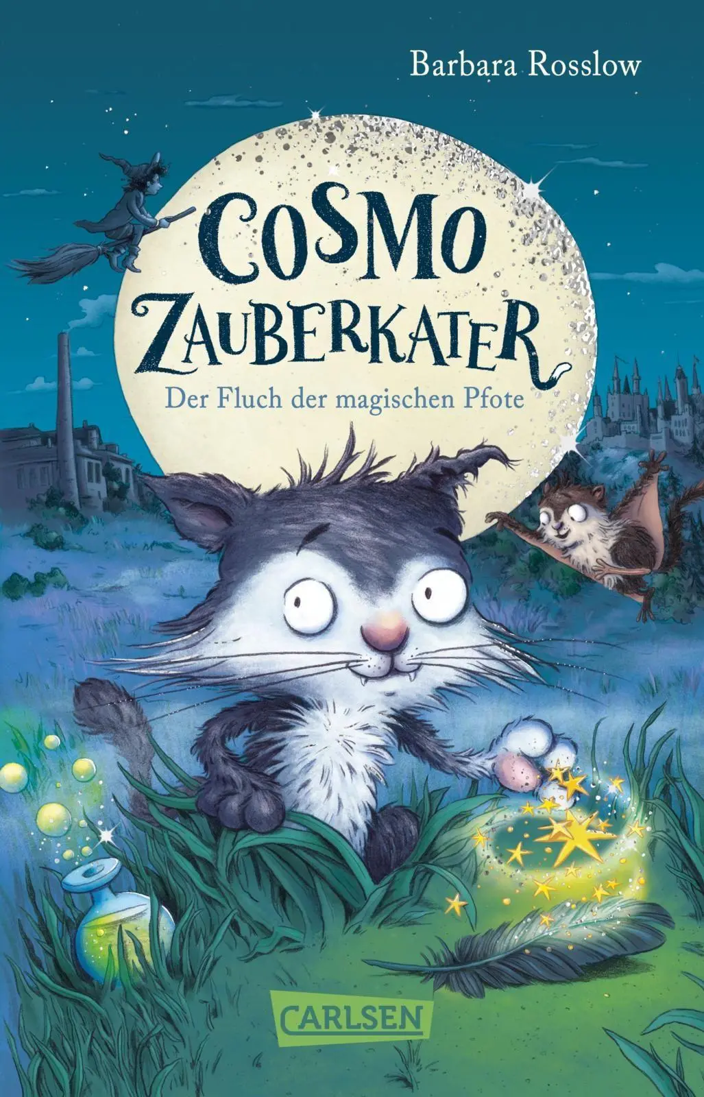 Cover: 9783551322890 | Cosmo Zauberkater 1: Der Fluch der magischen Pfote | Barbara Rosslow