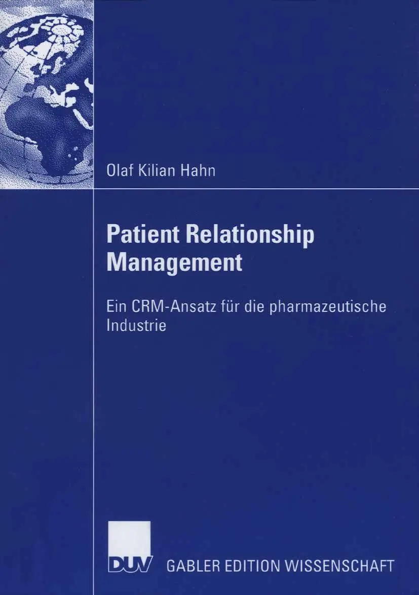 Cover: 9783835002890 | Patient Relationship Management | Olaf Kilian Hahn | Taschenbuch | xx