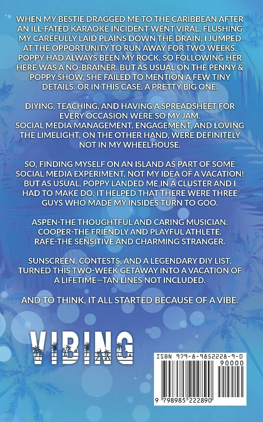 Rückseite: 9798985222890 | Vibing | A Vacation Rom-Com | Kris Butler | Taschenbuch | Englisch