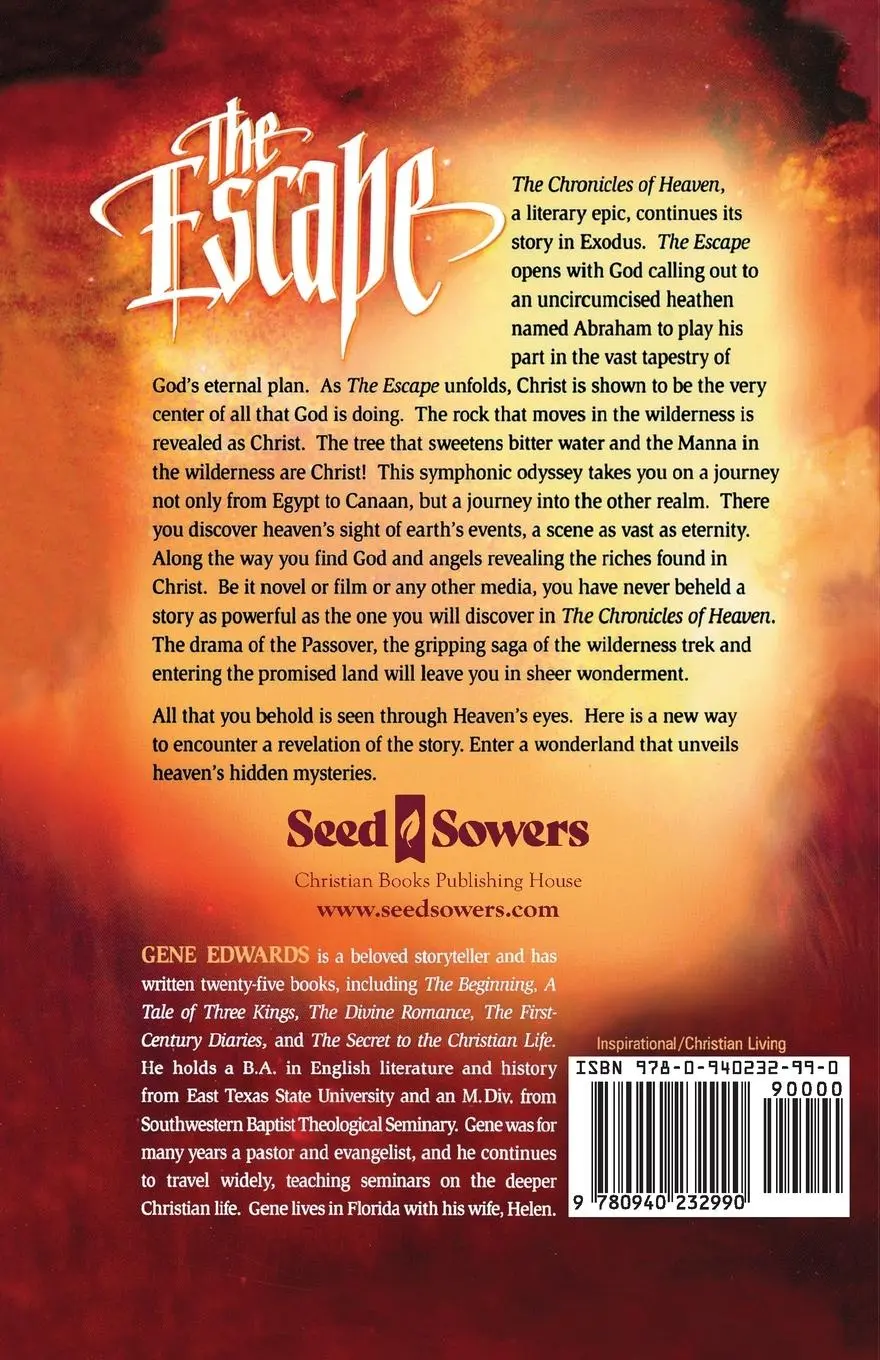Rückseite: 9780940232990 | The Escape | Gene Edwards | Taschenbuch | The Chronicles of Heaven