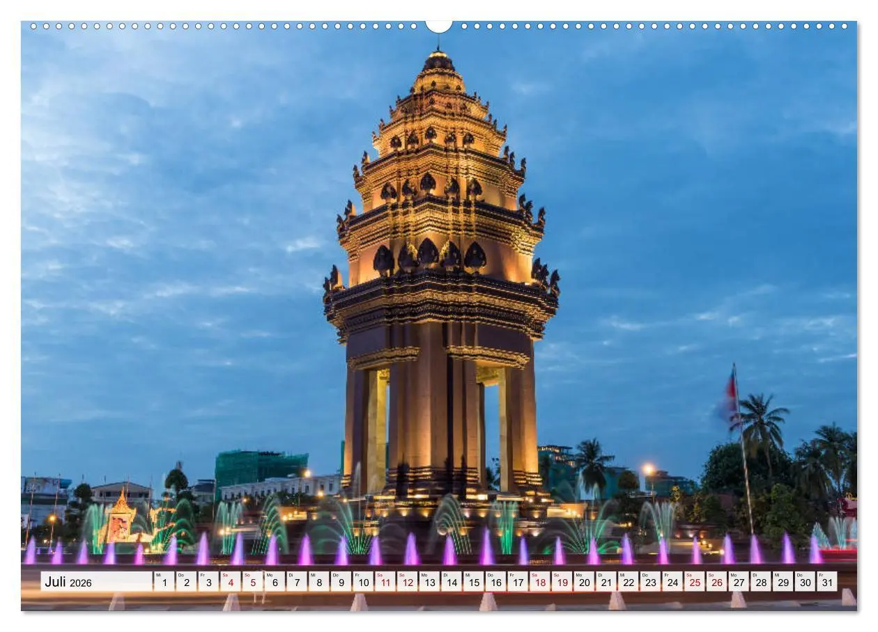 Bild: 9783457812990 | Königreich Kambodscha (Wandkalender 2026 DIN A2 quer), CALVENDO...