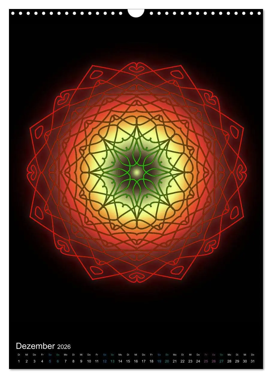 Bild: 9783516382990 | Mandala-Kalender 2026 (Wandkalender 2026 DIN A3 hoch), CALVENDO...