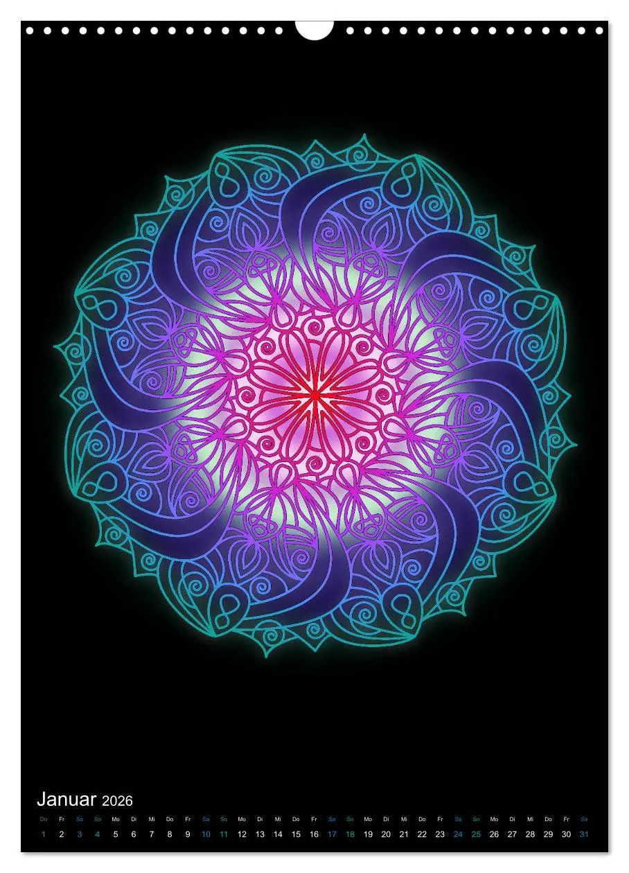 Bild: 9783516382990 | Mandala-Kalender 2026 (Wandkalender 2026 DIN A3 hoch), CALVENDO...