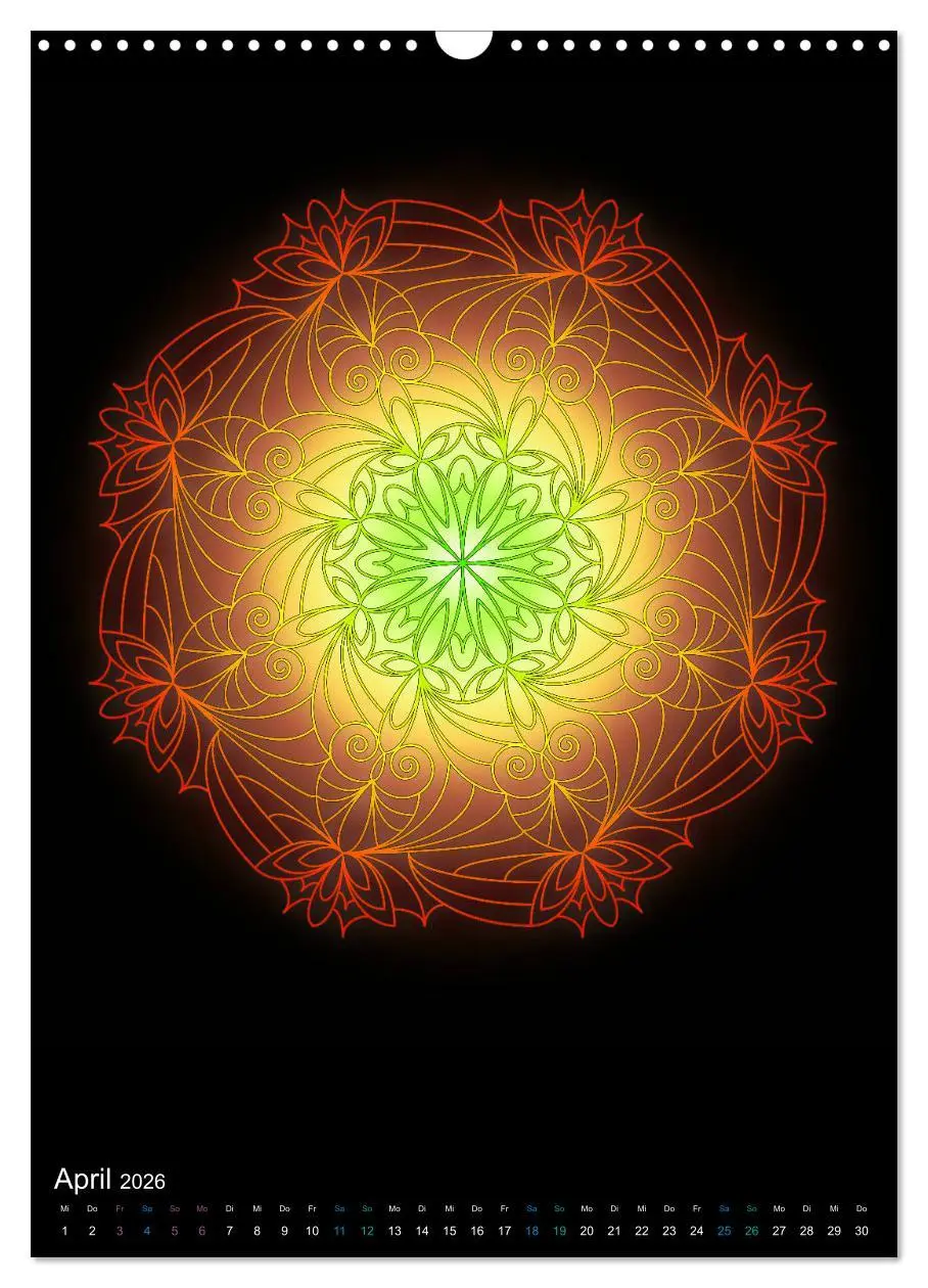 Bild: 9783516382990 | Mandala-Kalender 2026 (Wandkalender 2026 DIN A3 hoch), CALVENDO...