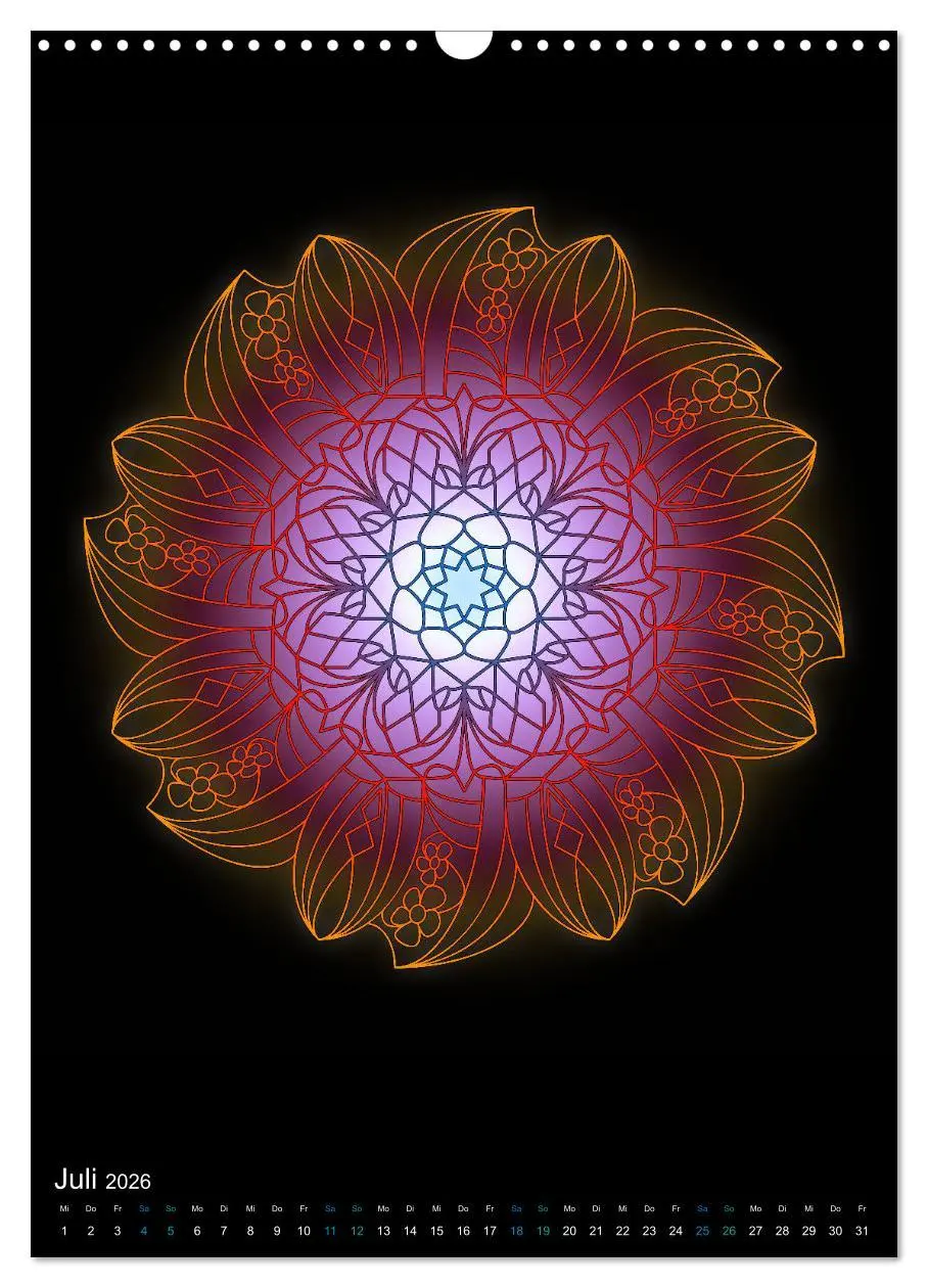 Bild: 9783516382990 | Mandala-Kalender 2026 (Wandkalender 2026 DIN A3 hoch), CALVENDO...