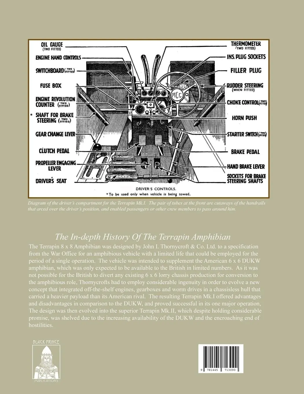 Rückseite: 9781445713090 | Terrapin 8 x 8 Amphibian A Technical History | P. M. Knight | Buch