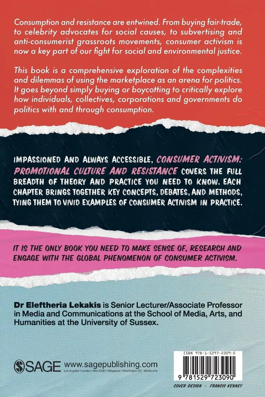 Rückseite: 9781529723090 | Consumer Activism | Promotional Culture and Resistance | Lekakis