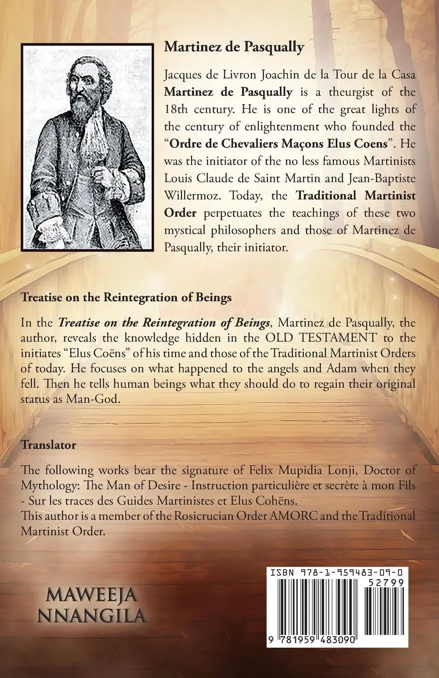 Rückseite: 9781959483090 | Treatise on the REINTEGRATION OF BEINGS | Martinez de Pasqually | Buch