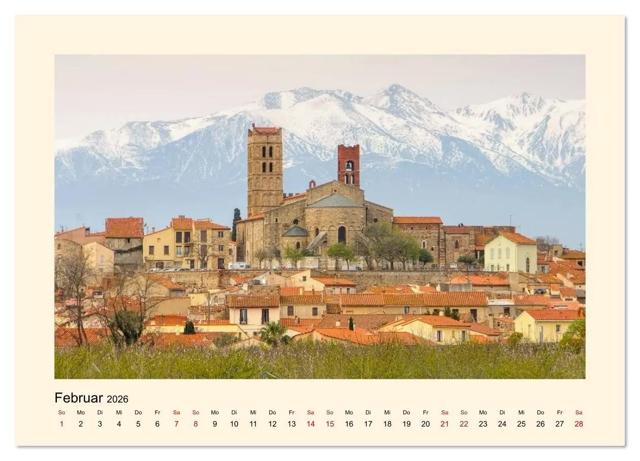 Bild: 9783457873090 | Okzitanien - Unterwegs im Pyrenäenvorland (Wandkalender 2026 DIN A3...