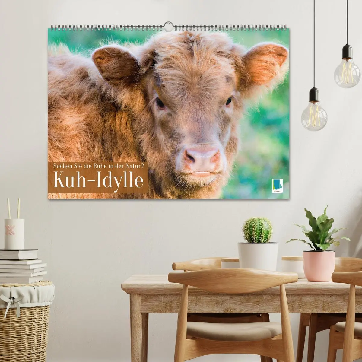 Bild: 9783457943090 | Kuh-Idylle: Suchen Sie die Ruhe in der Natur? (Wandkalender 2026...
